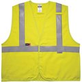 Glowear By Ergodyne Lime 2XL/3XL Hi-Vis FR Safety Vest - Class 2, Dual Compliant 8261FRHL